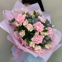 Bouquet of Roses and Carnations