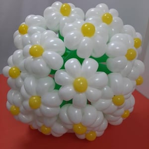 Bouquet of daisies from balls