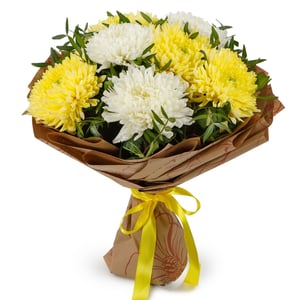 Morning coolness (7 chrysanthemums mix)