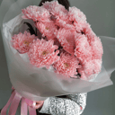Blumenstrauß 'Monobouquet aus rosa Chrysanthemen'