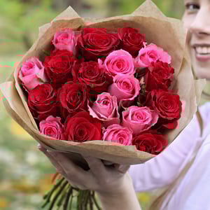 Blumenstrauß 'Monochromer Farbverlauf'