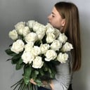 Bouquet of 25 white roses