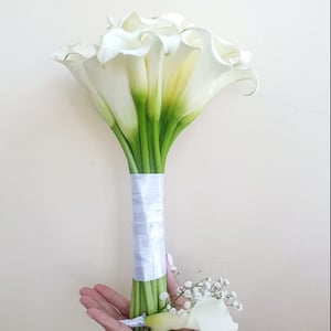 Ramo de Novia y Boutonniere de Calas