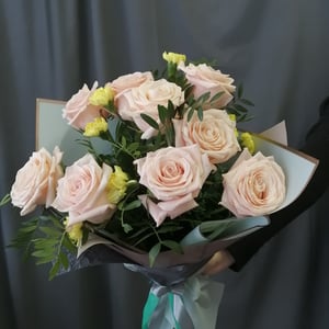 Ramo 'Rosas en polvo'