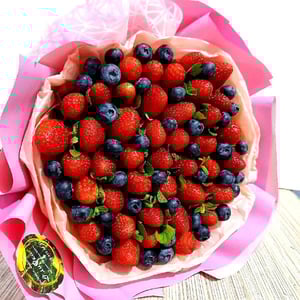 Erdbeerstrauß "Majito"