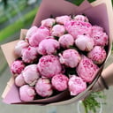 Blumenstrauß '25 rosa Pfingstrosen'