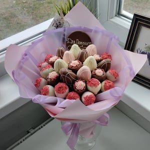 Schokoladen-Glückwunsch