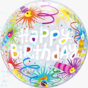 Birthday Celebration Bubble Balloon