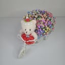 Arreglo floral 'Composición con gypsophila "Iban los osos"'