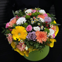 Box with strawberries