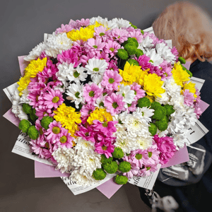Bouquet of 37 spray chrysanthemums