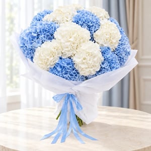 Blumenstrauß 'Luxuriöser Bouquet aus 15 Hortensien'