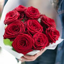 Blumenstrauß 'Bouquet of 9 red roses'