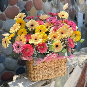 Flower basket 'Summer Glow'