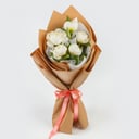 Ramo '5 peonias blancas'