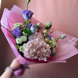Mixed bouquet with hydrangea