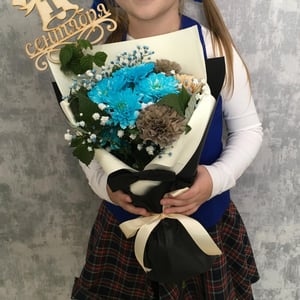 Blumenstrauß 'Bouquet von Chrysantheme und Dianthus'