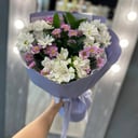 Bouquet of Chrysanthemums and Alstroemerias