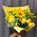 Ramo brillante con girasol