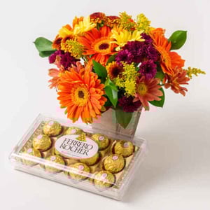 Medium Arrangement of Colorful Wildflowe