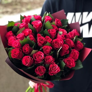 Bouquet of 35 Kenyan roses