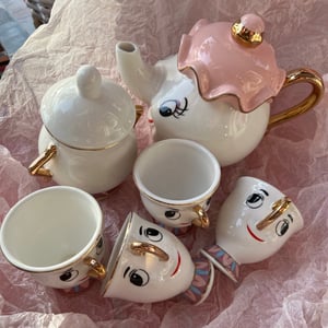 Set from the cartoon "Beauty and the Beast"