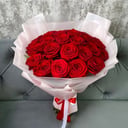 Bouquet of red roses 19 pcs