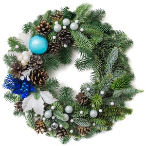 Composition florale 'Couronne du nouvel an'