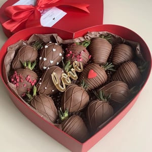 Chocolate-covered strawberries 'Влентинка'
