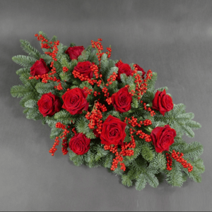 Flower basket 'Christmas -50 Cm Long Center Piece'