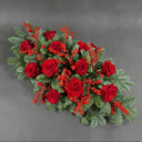 Flower basket 'Christmas -50 Cm Long Center Piece'