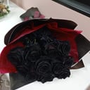 Bouquet of black roses