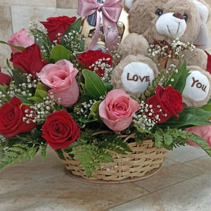 canasta floral