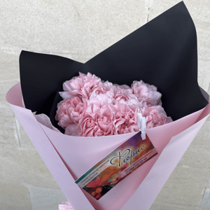 Bouquet of Soft Pink Carnations