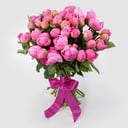 Bouquet of 35 peonies "Pink Prism"