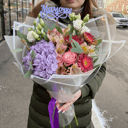 Ramo de Hortensia, Lisianthus y Alstroemeria