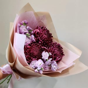 Bouquet 'Chrysanthemum and Stock'