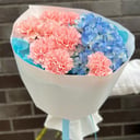 Blumenstrauß 'Strauß aus Hortensien und Dianthus'