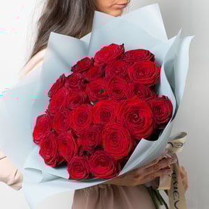Bouquet of red roses 25 pcs