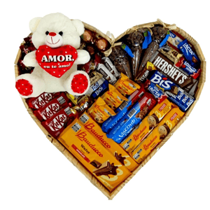 Coração Gigante de chocolates