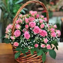 Blumenkorb 'Angenehmer Abend'