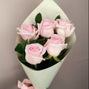 Bouquet '5 premium roses with greenery'