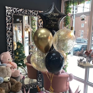 Set of balloons "Star" with your inscription