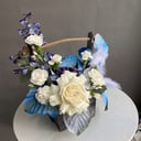 Flower box blue