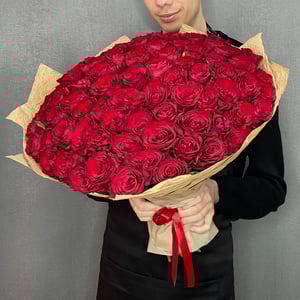 Bouquet of 101 red roses