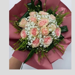 Bouquet 'Porto Blush 13 Premium Roses'