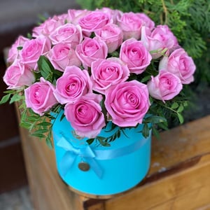 Blumenarrangement 'Ernsthafte Absichten'