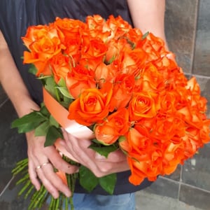 Bouquet '55 orange roses'