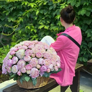 Flower basket 'Marmalade lunch'