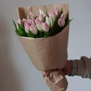 Bouquet of pink tulips